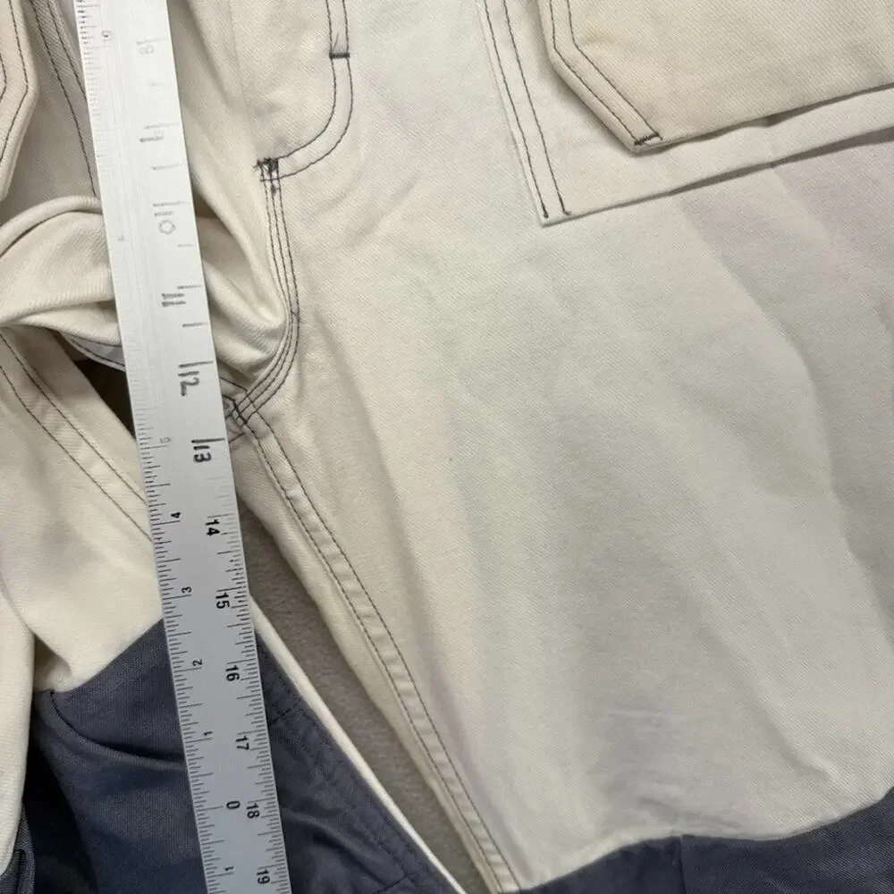 Blaklader Workwear Pants men's 38x30 Fits 38x27 White Cargo Heavyweight Thick